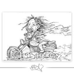 Bob Harley zwart wit